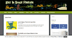 Desktop Screenshot of lostinspaceforever.com
