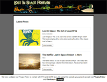 Tablet Screenshot of lostinspaceforever.com
